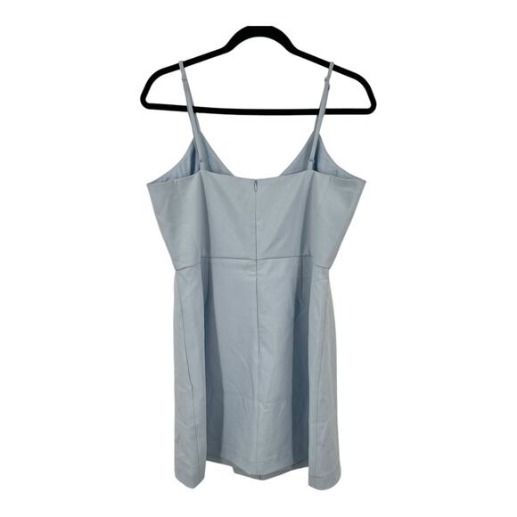 French Connection Dress Whisper envelope skirt light blue size 10 - Picture 4 of 6